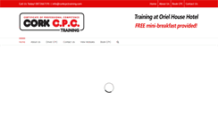 Desktop Screenshot of corkcpctraining.com
